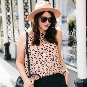 A New Day || Leopard Print Blouse